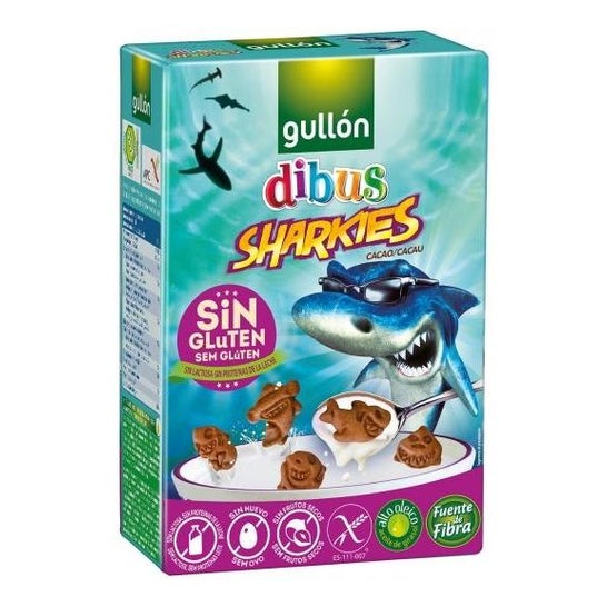 Gullón Biscuits Dibus Sharkies Cacao Sans Gluten Bio 250g