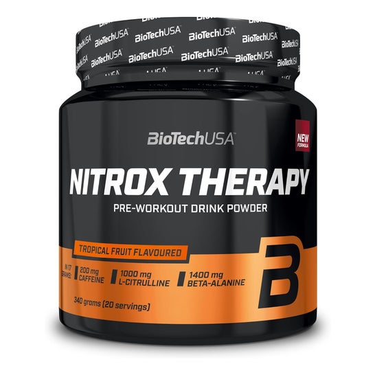 BioTech USA Nitrox Therapy Tropical Fruit 340g