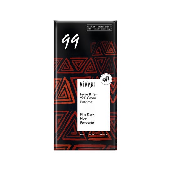 Vivani Chocolat Noir 99% Bio 80g