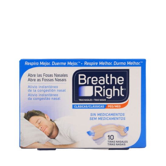 Breathe Right® Petites Bandelettes nasales 10 pièces