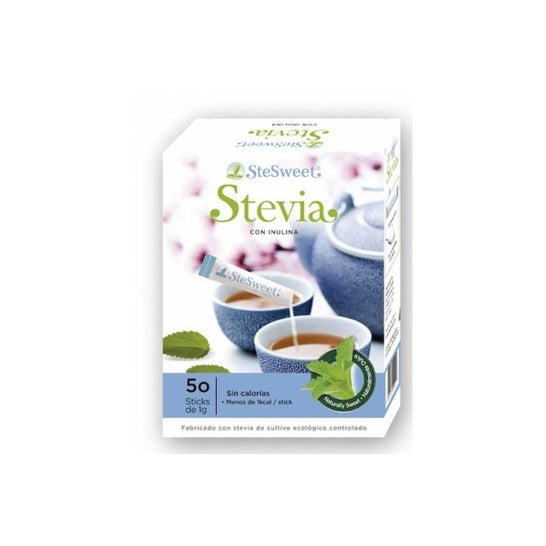Stesweet Stevia Avec Inuline 50 Bâtonnets