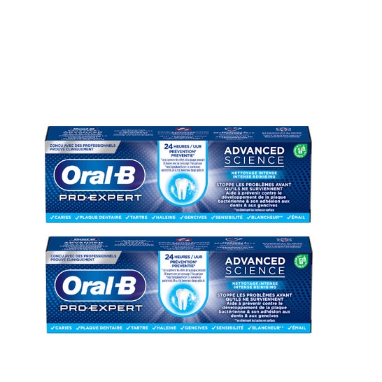 Oral-B Pro Expert Advanced Science Dentifrice Intense 2x75ml