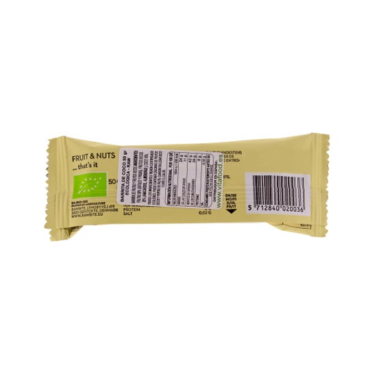 Raw Bite Barre Biologique Noix De Coco 50g