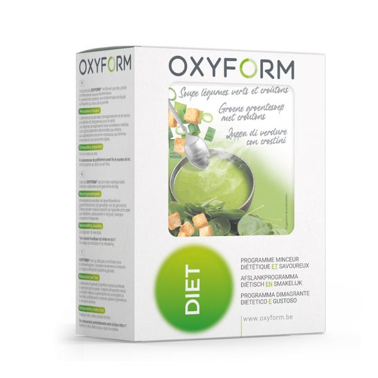 Oxyform Diet Soupe Légumes Verts Croûtons 12 Sachets
