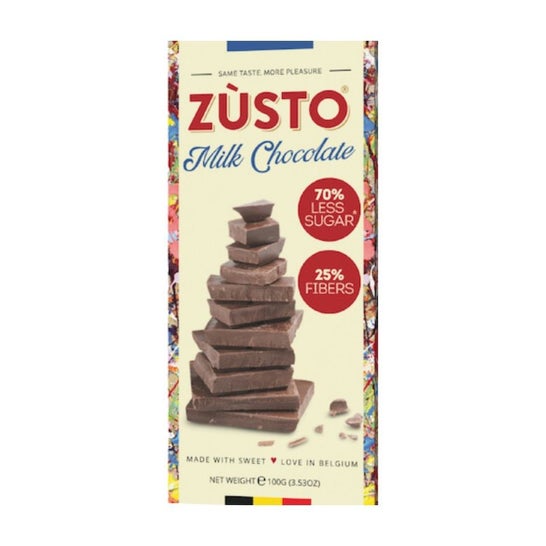 Zùsto Chocolat Belge au Lait 100g