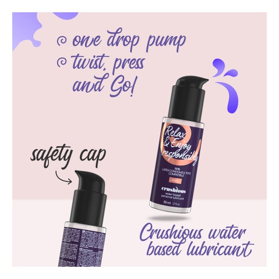 Crushious Relax & Enjoy Responsibly Lubrifiant Anal 50ml
