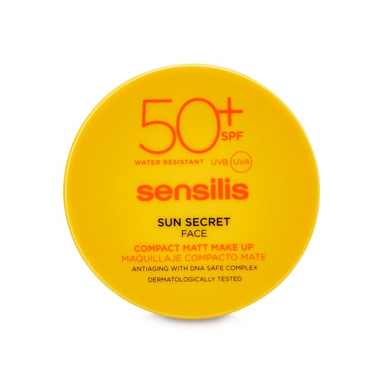 Sensilis Sun Secret maquillage compact SPF50+ N01 naturel 10