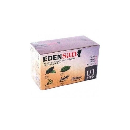 Edensan 01 Infusions Filtres 20Uds
