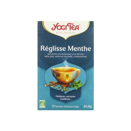 Yogi Tea Réglisse Menthe Bio 17 sachets