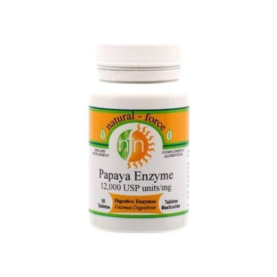 Natural Force Papaya Enzymes 60comp