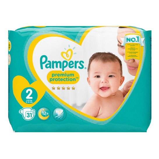 Pampers Premium Protection New Baby T 2 Mini 4-8kg 31 pièces