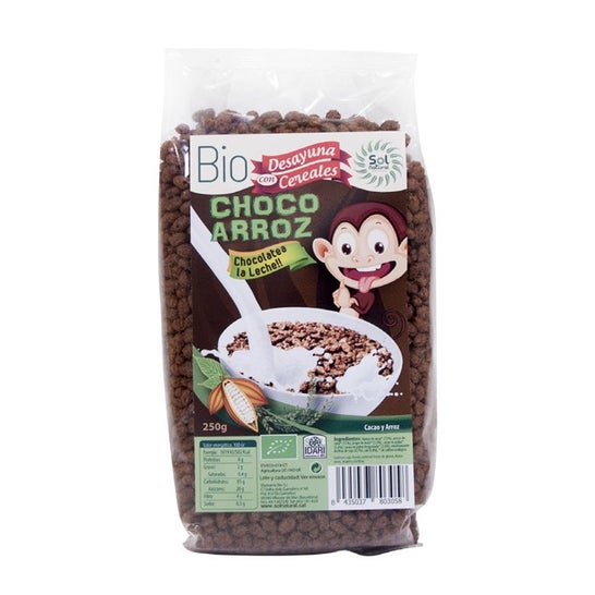 Riz gonflé biologique Solnatural Choco 250g