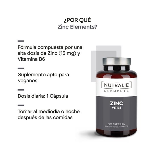 Nutralie Zinc + Vitamina B6 Bio 120caps