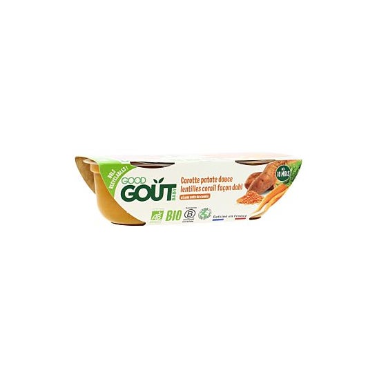 Good Gout Carotte Patata Douce Lentilles 2X190g
