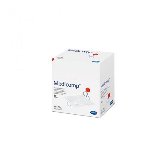 Medicomp Compresse Boîte Non Stérile 10x10mm 2x25uts