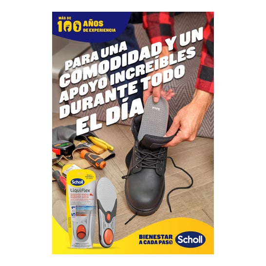 Scholl LiquiFlex Semelles Soutien Renforcé Taille 2 1 Paire