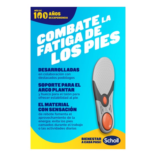 Scholl LiquiFlex Semelles Soutien Renforcé Taille 2 1 Paire