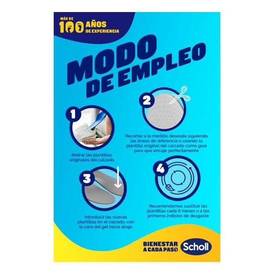 Scholl LiquiFlex Semelles Soutien Renforcé Taille 2 1 Paire