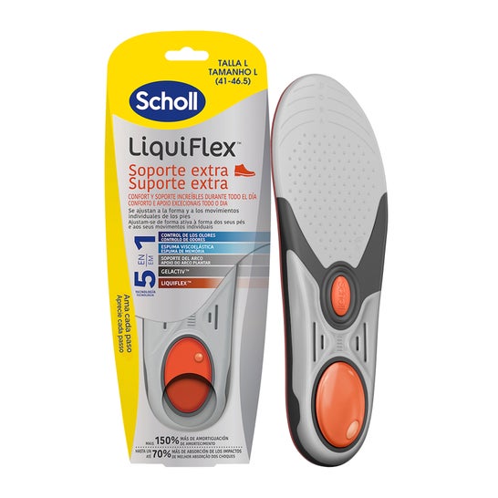 Scholl LiquiFlex Semelles Soutien Renforcé Taille 2 1 Paire