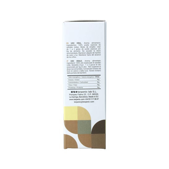 Bois de santal Indies Bio 10ml Huile Essentielle