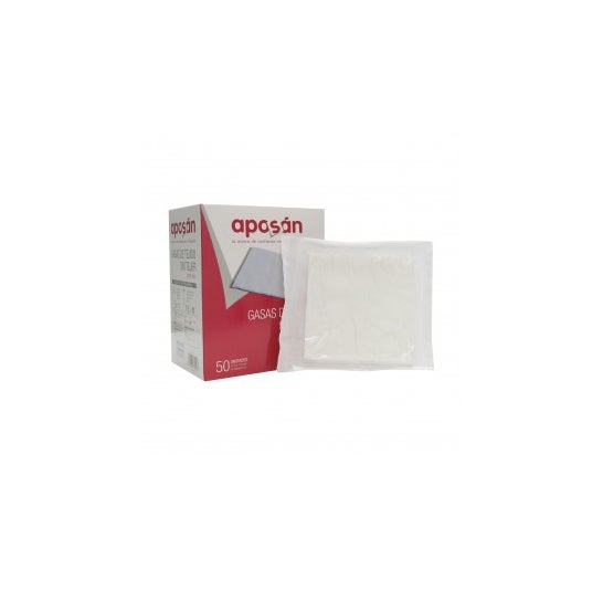 Aposan gaze non tissée stérile 10cmx10cm 50 gaze (2 Unités/sachet)