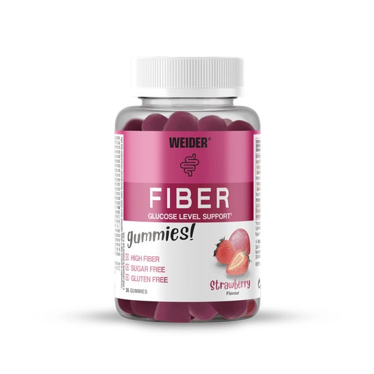 Weider Fiber Fraise Gummies 60uts