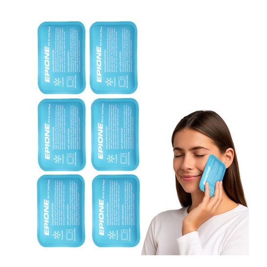 Boston Tech Mini Sacs Gel Froid-Chaleur EPIONE Réutilisables pour Soulagement Facial et Contusions 6 pcs