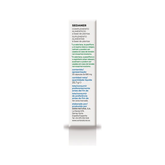 Sedaner XXl Soria Natural 30 Capsules
