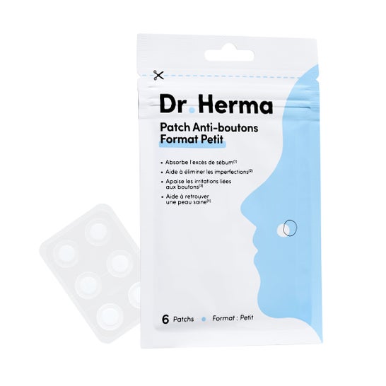 Dr. Herma Patch Anti-Boutons Format Petit 6uts Dr. Herma Patch Anti-Boutons Format Petit 6uts