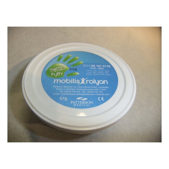 Aide à l'exercice Dynamic Putty Putty Putty Hard Blue (50 Gr.)