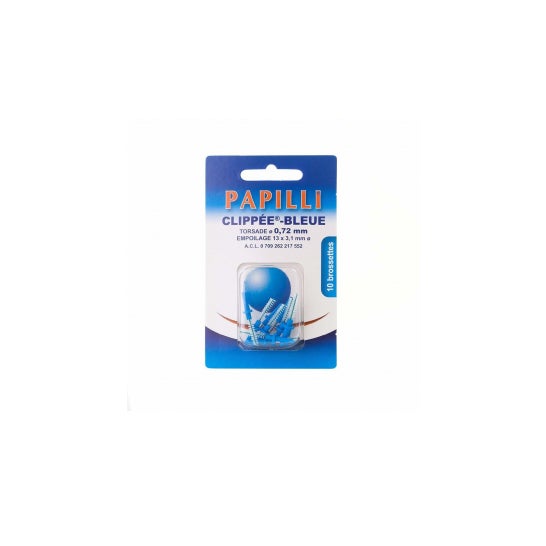 Papilli-Clippee Br Bleu 3Mm 10