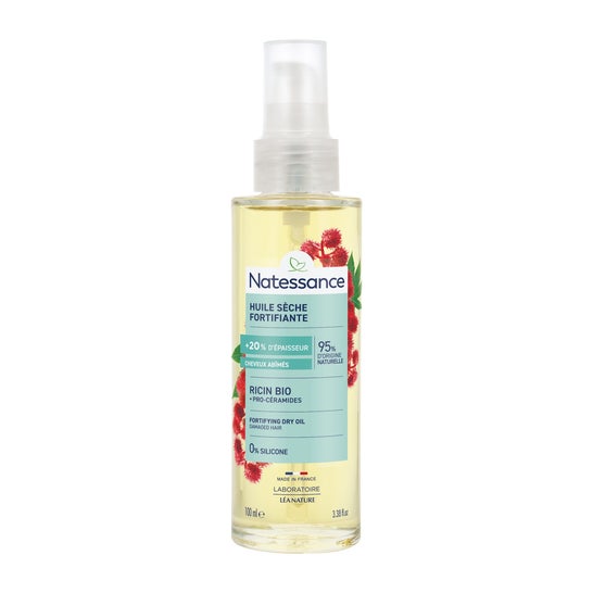 Natessance Huile sèche de ricin bio 100 ml