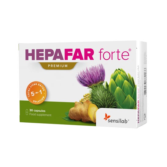 Sensilab Hepafar Forte Premium 30 Capsules