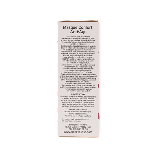 Embryolisse Masque Confort AntiÂge 60ml