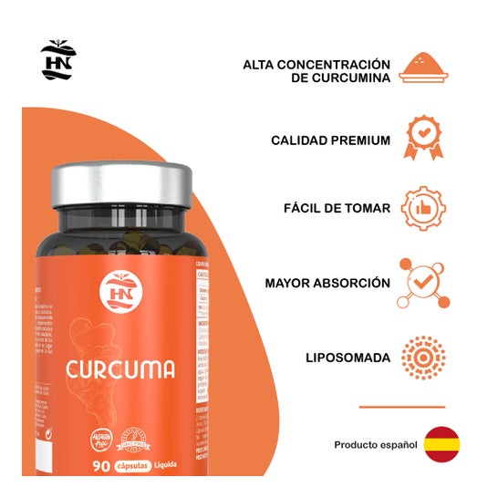 HN Pack Collagène Marin 120 caps + Curcuma 90 caps