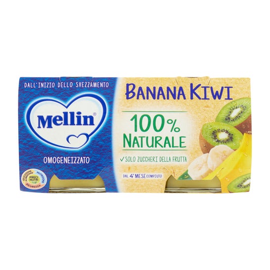 Mellin Pack Homogénéisé Banane et Kiwi 3x100g