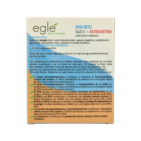 Egle Npd1 Dha 80 Tg Astaxanthine 30 Perles