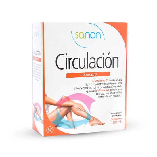 Sanon Circulación 10 Ampoulesx10ml