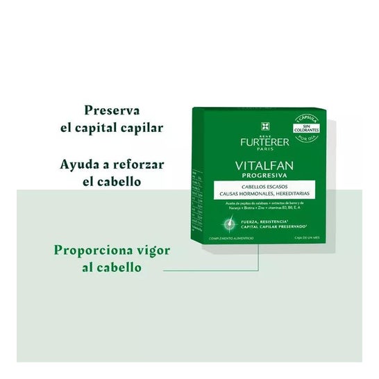 René Furterer Vitalfan Antichute Progressive 30 Gélules René Furterer Vitalfan Antichute Progressive 30 Gélules