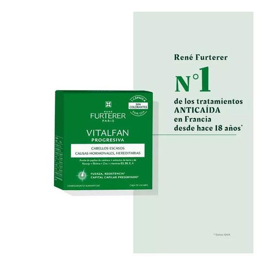 René Furterer Vitalfan Antichute Progressive 30 Gélules René Furterer Vitalfan Antichute Progressive 30 Gélules