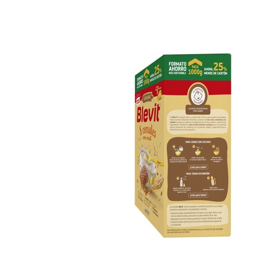 Blevit® Superfibra 8 Céréales Miel 1000g