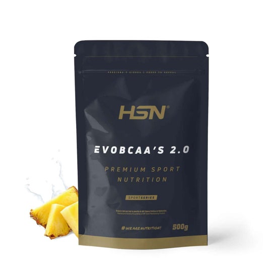 HSN EvoBCAA's 2.0 BCAA's 12:1:1 + Glutamina Piña 500g