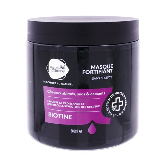 Pharmascience Masque Capillaire Biotine Cheveux Abîmés 500 ml