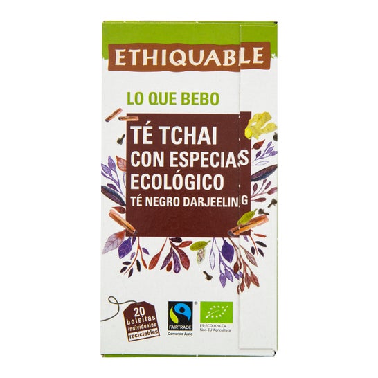 Ethiquable Té Tchai con Especias Eco 20uds