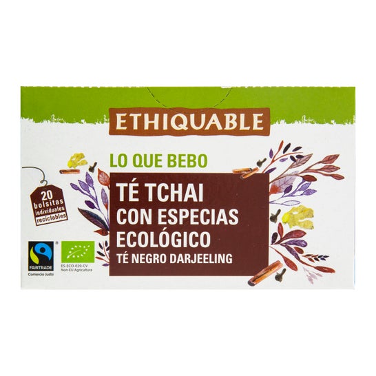 Ethiquable Té Tchai con Especias Eco 20uds