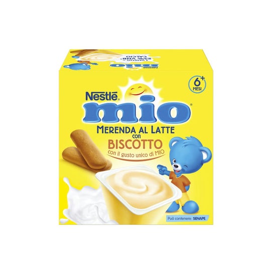 Nestlé Mio Collation Lait Biscuit 4x100g