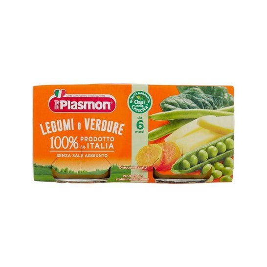 Plasmon Légumes Homogénéisés 2x80g