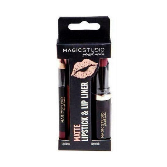 Magic Studio Matte Lipstick & Lipliner 2uts