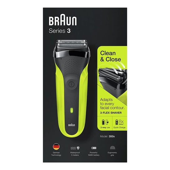 Braun Pack Afeitadora 300Bt Verde Braun Pack Afeitadora 300Bt Verde
