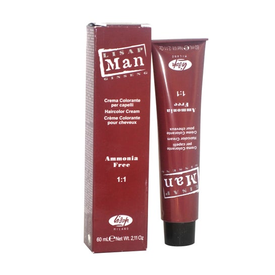 Lisap Man Coloration Homme N3 Châtain Foncé 60 ml